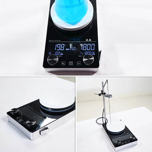 Lab Digital Mixer Hot Plate Magnetic Stirrer for Chemistry Lab
