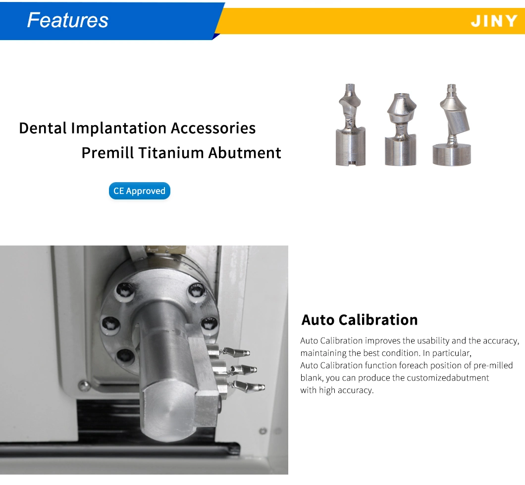 Dental Lab Automatic 4-Axis Intelligent Cutting Machine Milling Machine